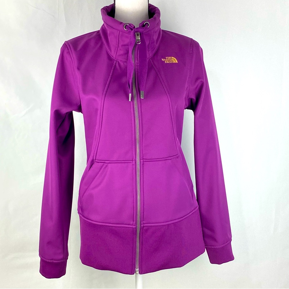 The North Face Purple Full Zip Fleece Lined Jacket Size Small
